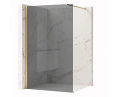 Walk-In dušo sienelė Rea Flexi, Pilkas / Brushed Gold, 80 cm