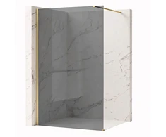 Walk-In dušo sienelė Rea Flexi, Pilkas / Brushed Gold, 100 cm