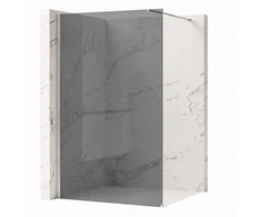 Walk-In dušo sienelė Rea Flexi, Pilkas / Chrome, 140 cm
