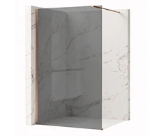 Walk-In dušo sienelė Rea Flexi, Pilkas / Brushed Copper, 80 cm