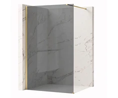 Walk-In dušo sienelė Rea Flexi, Pilkas / Brushed Gold, 110 cm