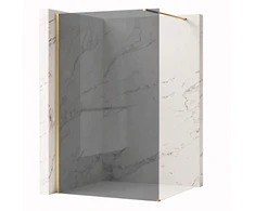 Walk-In dušo sienelė Rea Flexi, Pilkas / Brushed Gold, 120 cm