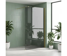 Walk-In dušo sienelė Rea Flexi, Pilkas / Gold, 90 cm