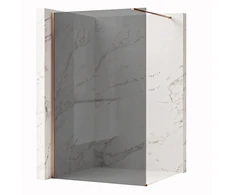 Walk-In dušo sienelė Rea Flexi, Pilkas / Brushed Copper, 90 cm