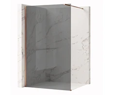 Walk-In dušo sienelė Rea Flexi, Pilkas / Brushed Copper, 140 cm