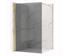 Walk-In dušo sienelė Rea Flexi, Pilkas / Gold, 90 cm