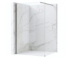 Walk-In dušo sienelė Rea Flexi, Transparent / Titanium, 80 cm
