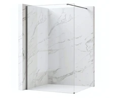 Walk-In dušo sienelė Rea Flexi, Transparent / Titanium, 100 cm