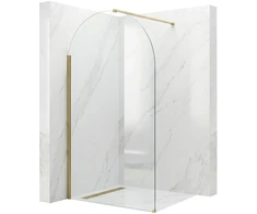 Walk-In dušo sienelė Rea Heaven, Brushed Gold, 120 cm