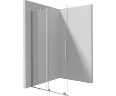 Walk-in stumdoma dušo sienelė Deante Prizma, Brushed steel, 90x195 cm