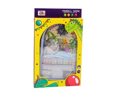 Žaidimas su stovu Pinball Dinozaurais, mėlynas