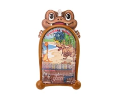 Žaidimas su stovu Pinball Dinozaurais, rudas