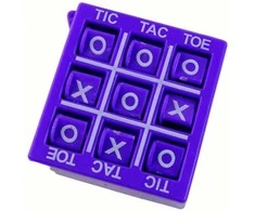 Žaidimas Tic-tac-toe, 4,5 cm, violetinis