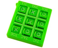 Žaidimas Tic-tac-toe, 4,5 cm, žalias