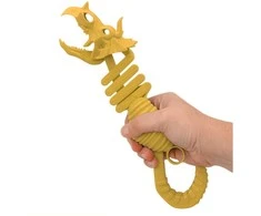 Žaislas griebtuvas Kandžiojantis dinozauro skeletas, rudas
