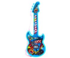 Žaislinė elektrinė gitara vaikams, 29 cm, mėlyna