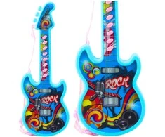 Žaislinė elektrinė gitara vaikams, 29 cm, mėlyna
