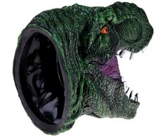 Žaislinė guminė pirštinė dinozauras T-REX