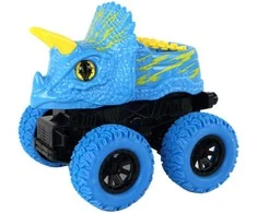 Žaislinis automobilis Triceratopas, mėlynas