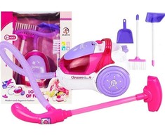Lean Toys Dulkių siurblys žaislas su šviesos ir garso efektais!