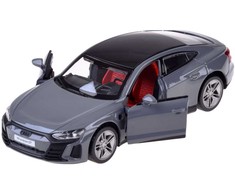 Žaislinis elektromobilis Audi RS e-tron GT Coupe su garso ir šviesos efektais, pilkas