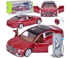 Žaislinis elektromobilis Bentley Flying Spur Hybrid su garso ir šviesos efektais