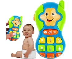 Žaislinis interaktyvus muzikinis telefonas