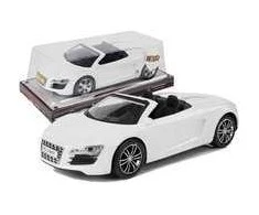 Žaislinis kabrioletas 1:18, baltas