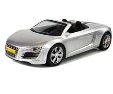 Žaislinis kabrioletas 1:18, sidabrinis