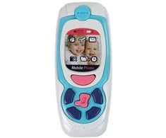 Žaislinis muzikinis telefonas, mėlynas