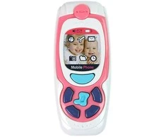 Žaislinis muzikinis telefonas, rožinis