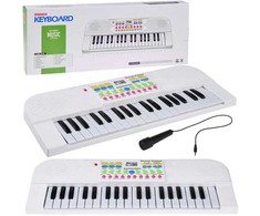 Žaislinis pianinas, baltas