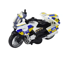 Žaislinis policijos motociklas su šviesos ir garso efektais