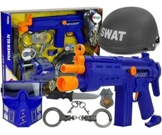 Žaislinis policijos rinkinys, 4 dalys