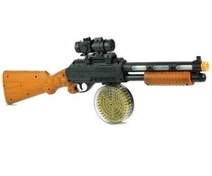 Žaislinis šautuvas AK 868-1 su šviesos ir garso efektais, 60 cm