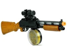 Žaislinis šautuvas AK 868-1 su šviesos ir garso efektais, 60 cm