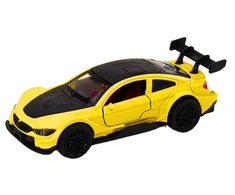 Žaislinis sportinis automobilis, geltonas, 1 vnt.