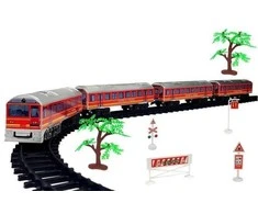 Žaislinis traukinys su bėgiais City Train, 33 el.
