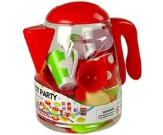 Žaislinių indų ir maisto produktų rinkinys, 42 el.