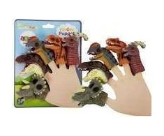 Žaisliukai ant pirštukų Dinozaurai, 5 vnt.