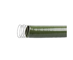 Žarna Bradas Suction-Flex su plienine spirale, 50 mm, 6 m, žalia