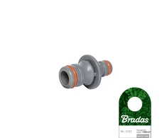Žarnų jungtuvas 2 jungtims Bradas Baltas Line POWER JET, STANDARD