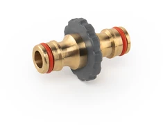 Žarnų jungtuvas 2 jungtims Bradas BRASS SOFT, žalvaris