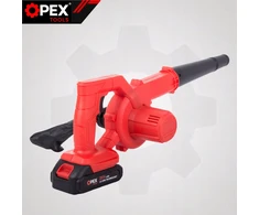 Akumuliatorinis pūstuvas lapams OPEX, sniegui ir dulkėms, 150 W, 21 V, su krepšiu