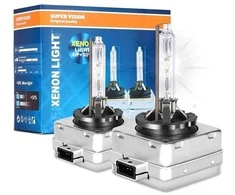 D8S Xenon lempučių komplektas. 6000k 25W 12V/24V