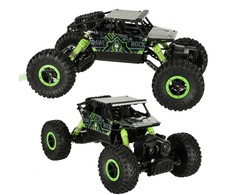 Džipas su nuotoliniu valdymo pultu, 4x4 varomi ratai. Juodas