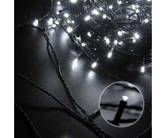 Kalėdinė girlianda 100LED 10m. Šaltai balta