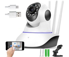 Mobili auklė - stebėjimo kamera 355° su WiFi ir dvipusiu ryšiu