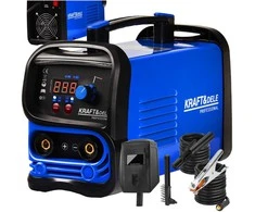 Suvirinimo aparatas, inverterinis IGBT/MMA/LIFT/TIG 350A, mėlynas