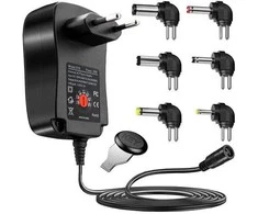 Universalus įkroviklis, maitinimo šaltinis 3-12V AC 100 - 240 0.25A 50/60Hz